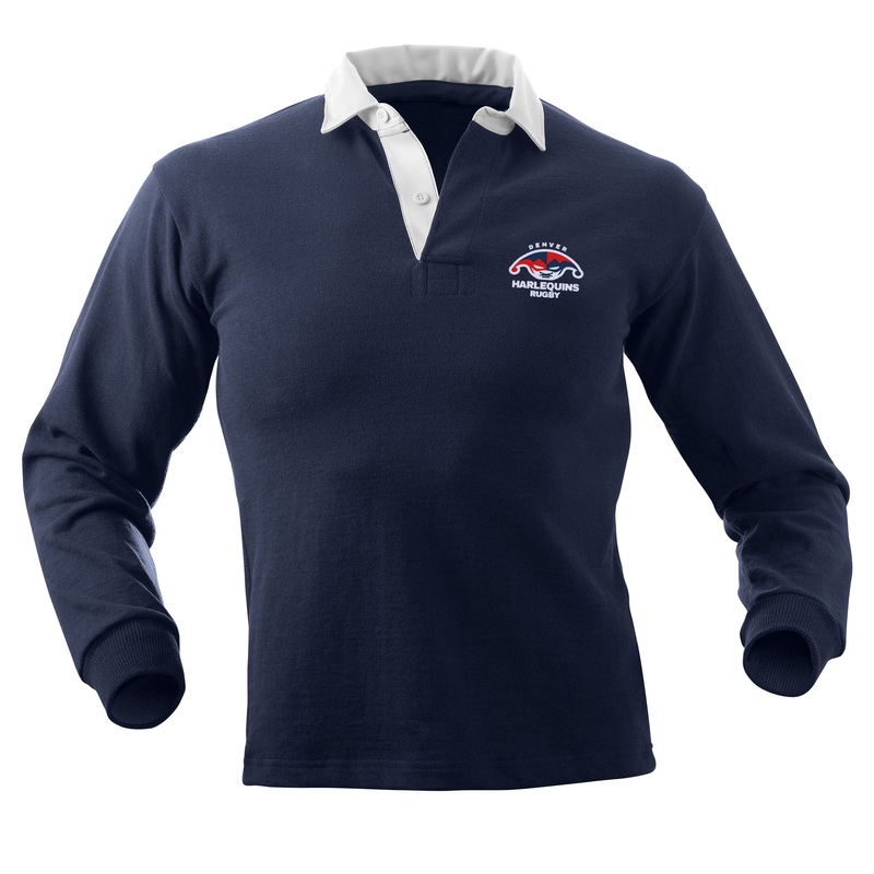 Denver Harlequins Rugby Traditional Jersey Navy X-Small