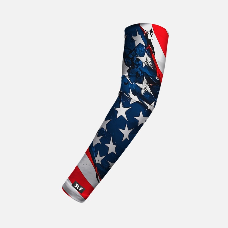 Star-Spangled Rift Kids Arm Sleeve Small Multicolor