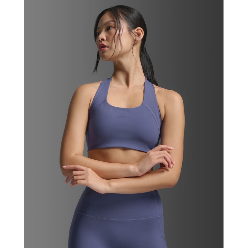 2XU Womens Form Racerback Medium Impact Bra – Future Dusk Small