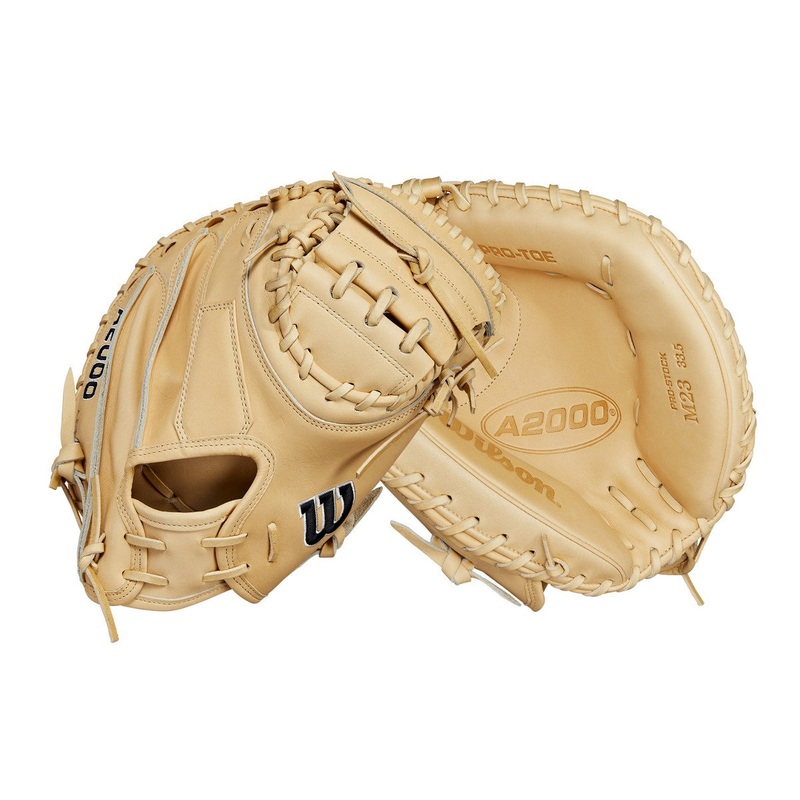 Wilson A2000 M23 Glove Day Series Blonde Edition 33.5″ Baseball Catchers Mitt THROWS RIGHT