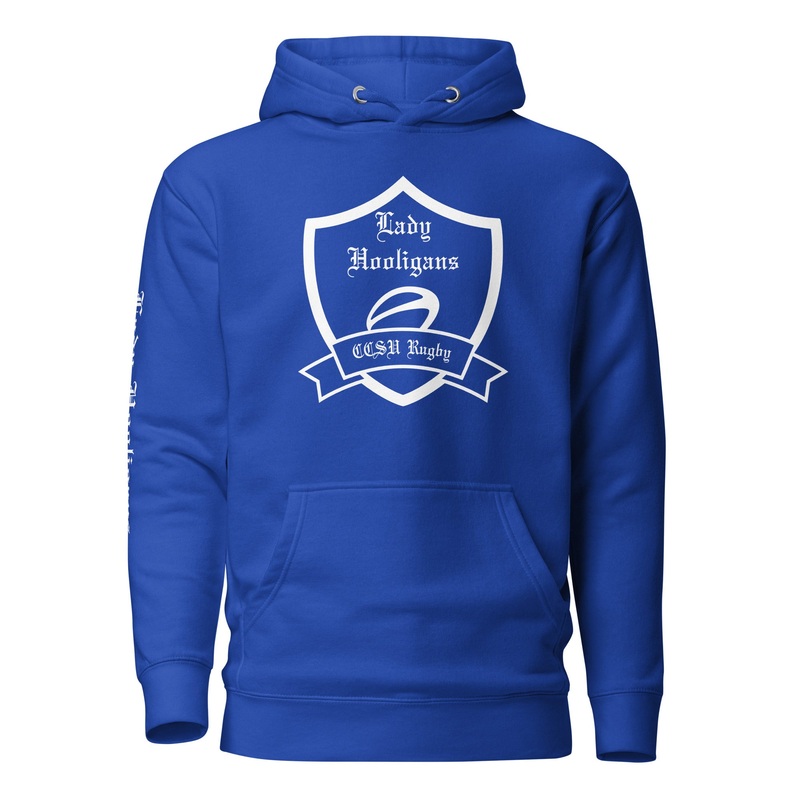 CCSU Lady Hooligans Retro Hoodie Team Royal S