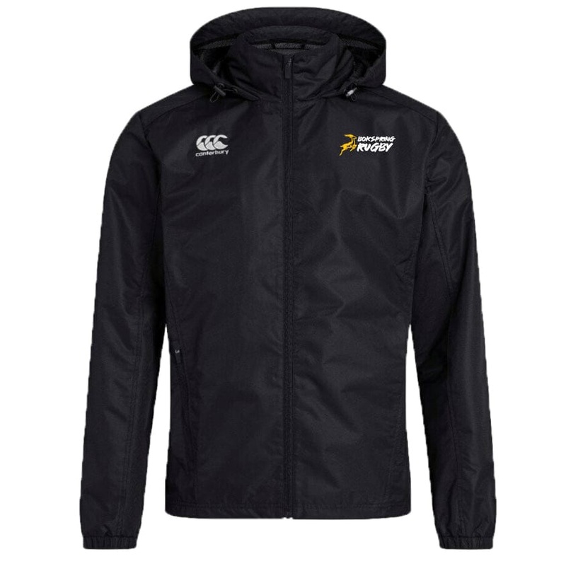 Faribault Boksprings Club Vaposhield Full Zip Rain Jacket by Canterbury XS Black