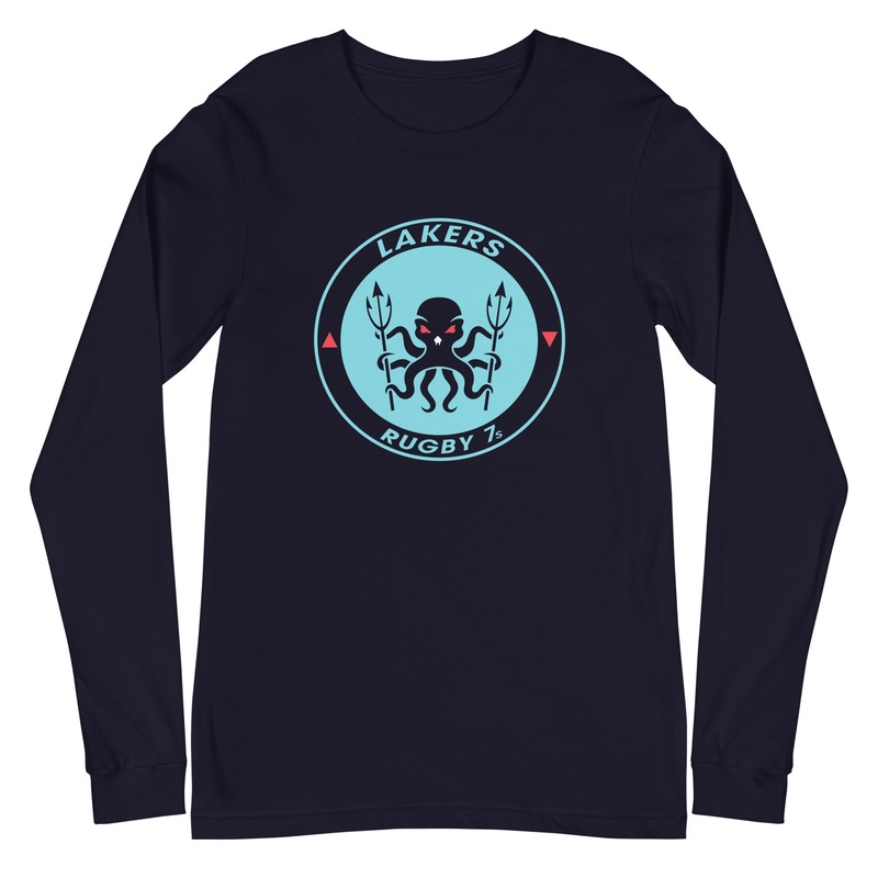 Lakers Rugby 7s Long Sleeve Social Tee Navy XS