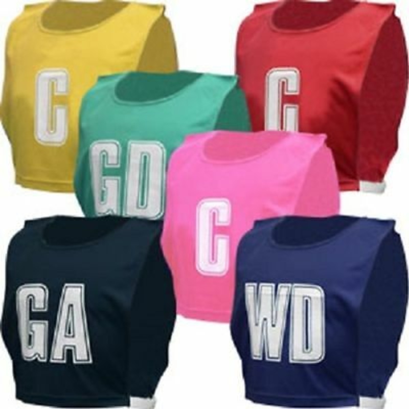 Netball Bibs – single sided Navy