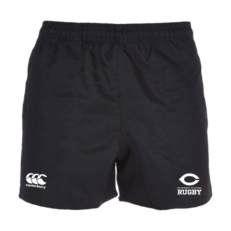 University of Chicago Player’s Drill Short by Canterbury 6 Black