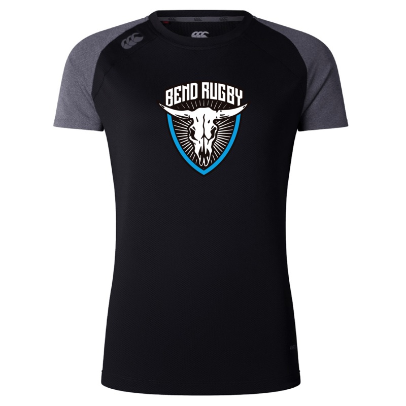 Bend Rugby Elite Training Tee by Canterbury XS Black
