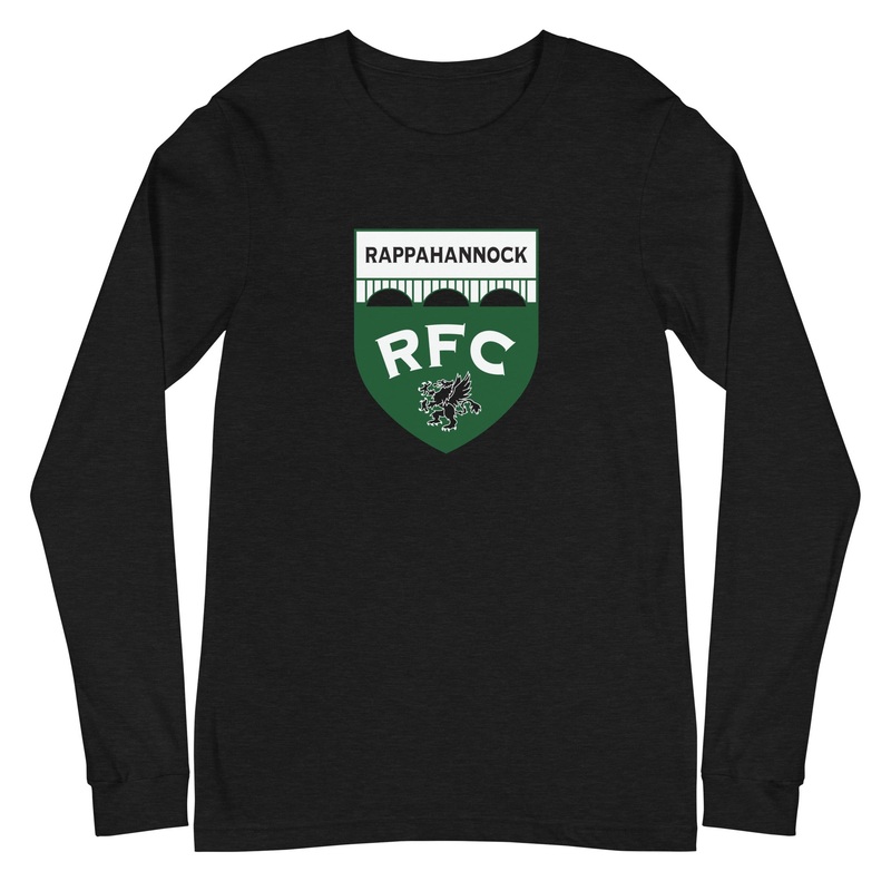Rappahannock RFC Long Sleeve Social Tee Black Heather XS