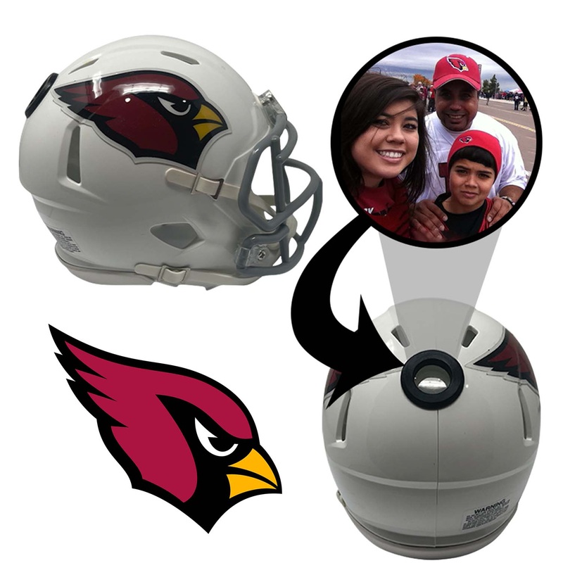 Arizona Cardinals NFL Mini Helmet – Picture Inside