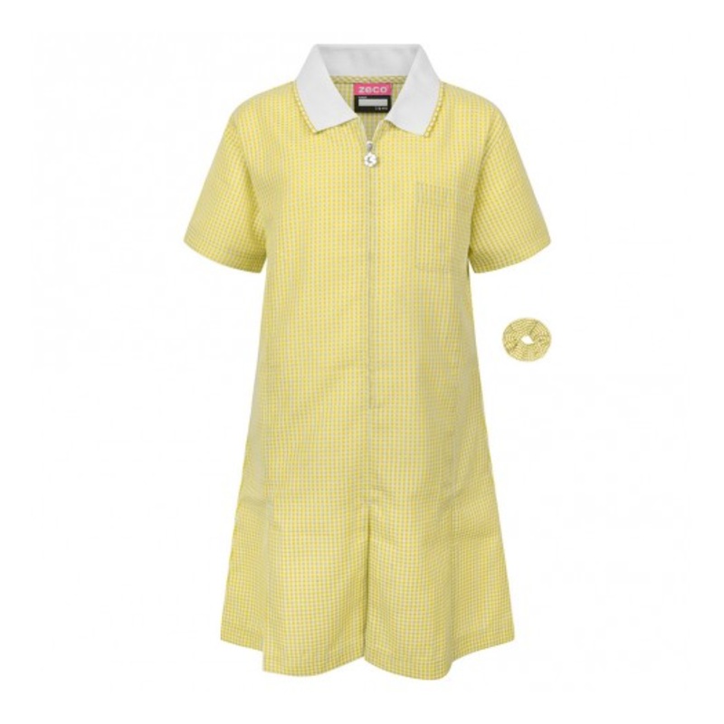 Zeco Gingham Dress (Yellow) Yellow 7/8
