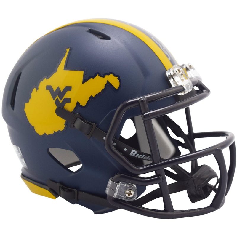 West Virginia Mountaineers Mini Speed Helmet – 2023 Country Roads