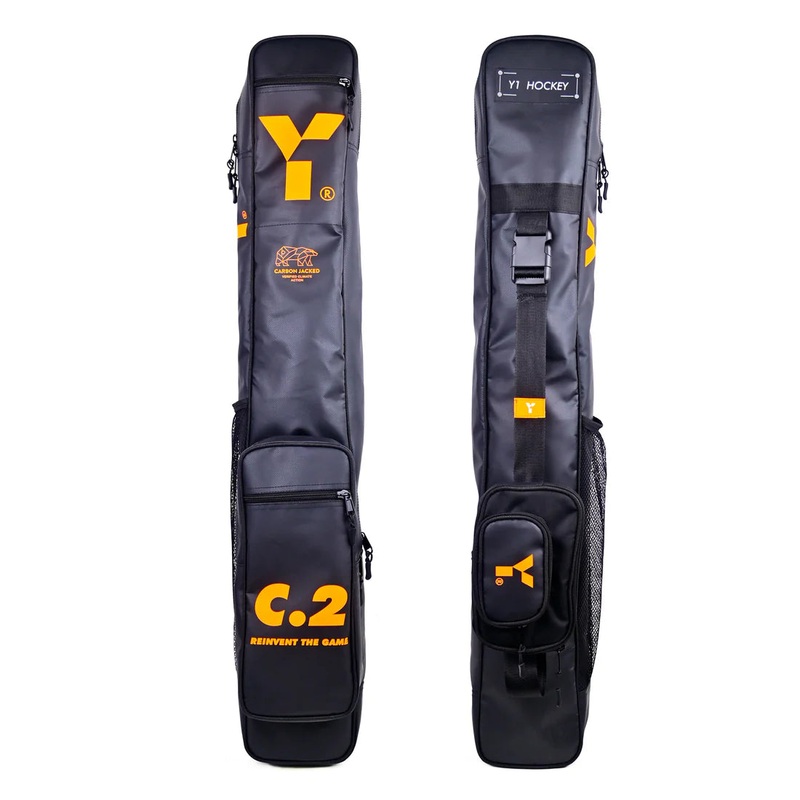 Y1 C.2 Tarpaulin Hockey Stick Bag – Black/Orange