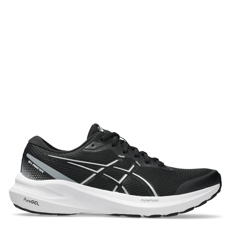 Asics Womens Gel Phoenix 13 Road Running Shoes 5.5 (39) Black/White