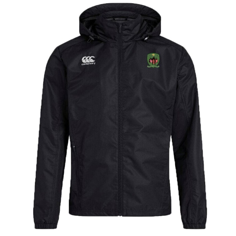 Augusta Furies Club Vaposhield Full Zip Rain Jacket by Canterbury XS Black