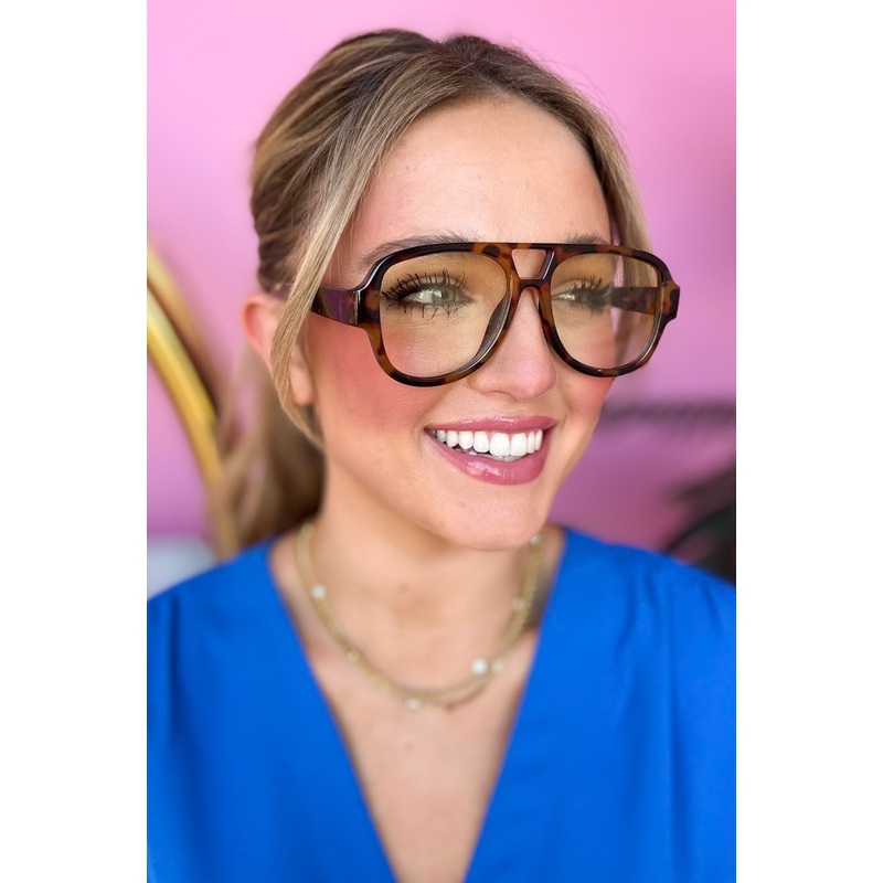 Brown Tortoise Aviator Sunglasses *FINAL SALE*