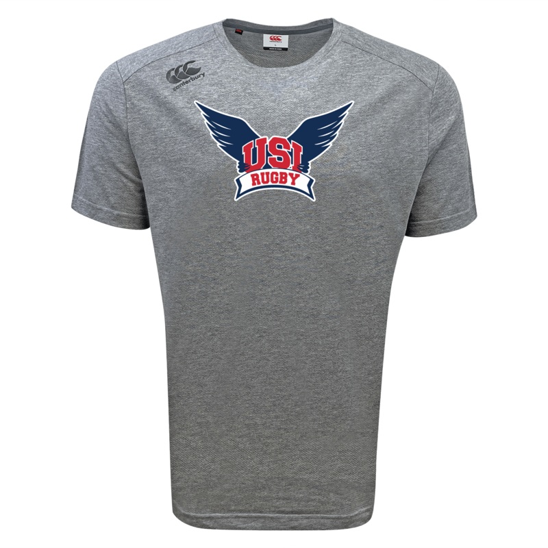 University of Southern Indiana Tempo Vapodri T-Shirt by Canterbury XS Grey