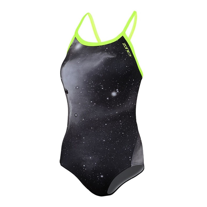 Zone3 Bound Back Swim Suit 28 Grey/Yellow