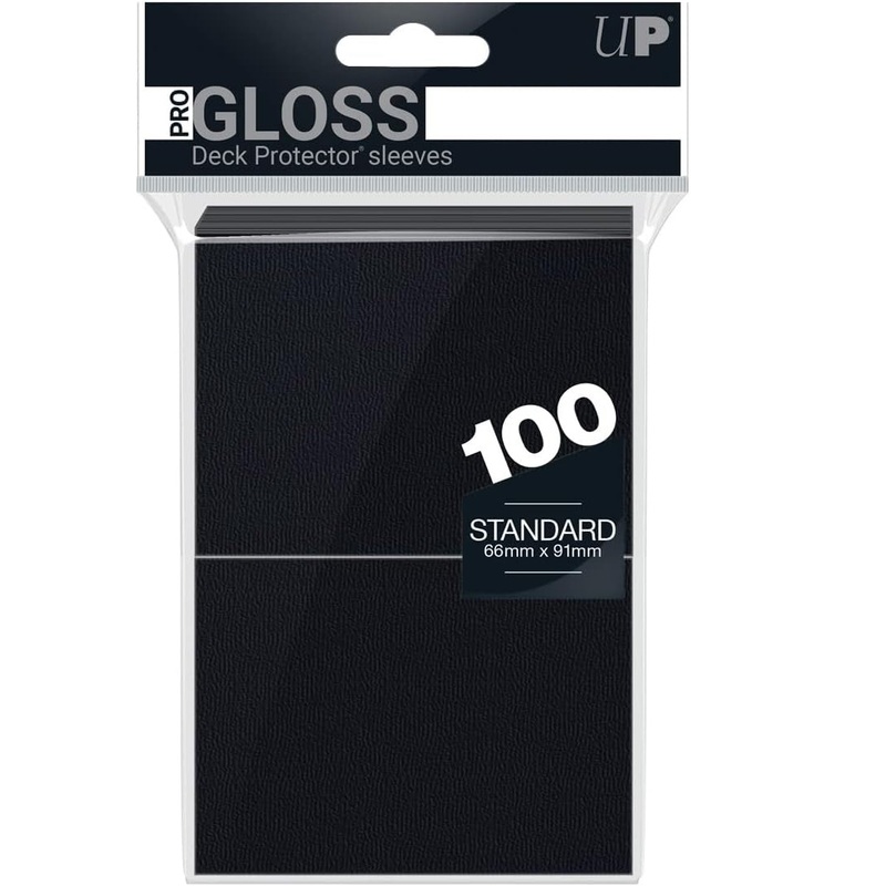 100ct Pro-Matte Black Standard Deck Protectors