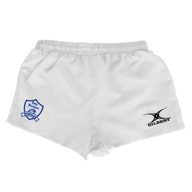 CCSU Lady Hooligans Gilbert Saracen Shorts White 2X-Small