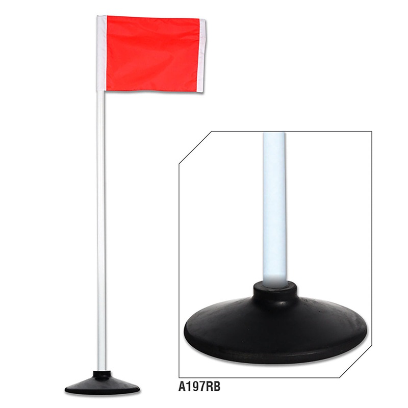 Champro 1″ Soccer Corner Flags with Rubber Bases (Set of 4)