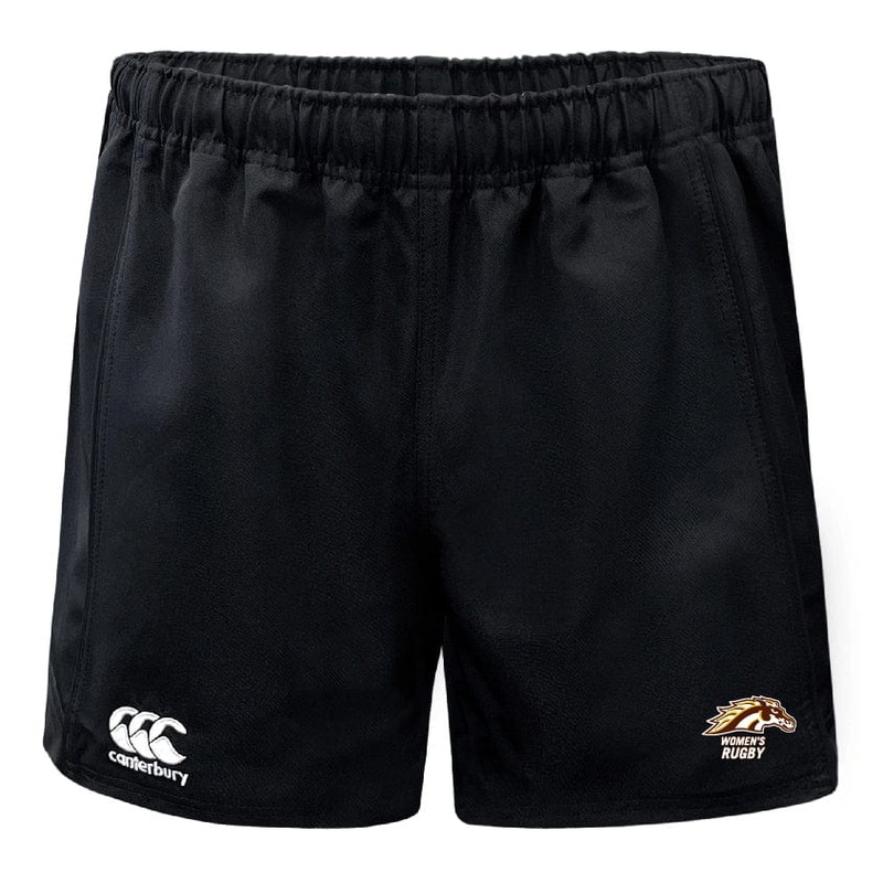 Western Michigan University Women’s Rugby Advantage Rugby Shorts by Canterbury XS Black