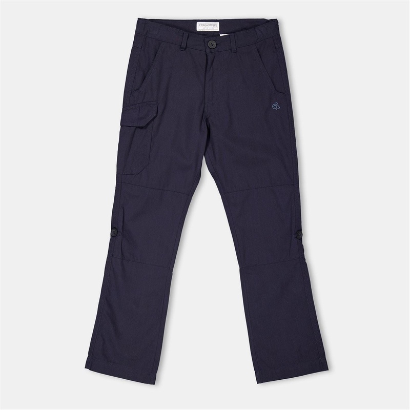 Craghoppers Kiwi Side Pocket Straight Leg Cargo Trousers 7-8 (S) DK Navy