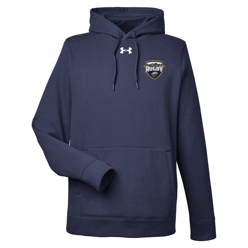 Alaska Rugby UA Hustle Hoodie Midnight Navy Small