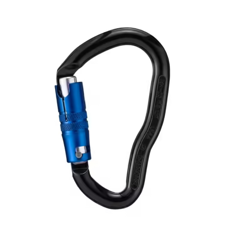 Automatic closing hms carabiner – goliath – black