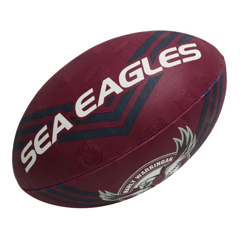 Steeden NRL Manly-Warringah Sea Eagles Supporter Ball – Size 5 NA One Size