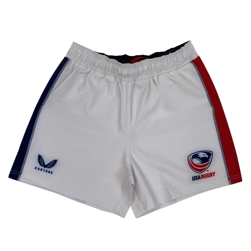 Women’s USA Rugby RWC Pro Home Shorts by Castore 8 White