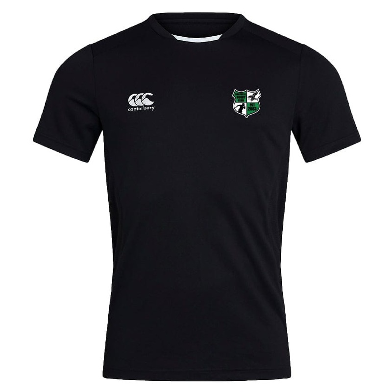 Zionsville Rugby Club Dry Tee by Canterbury Y4 Black