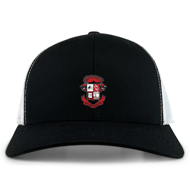 Battleship Rugby Club Retro Trucker Cap OS Black