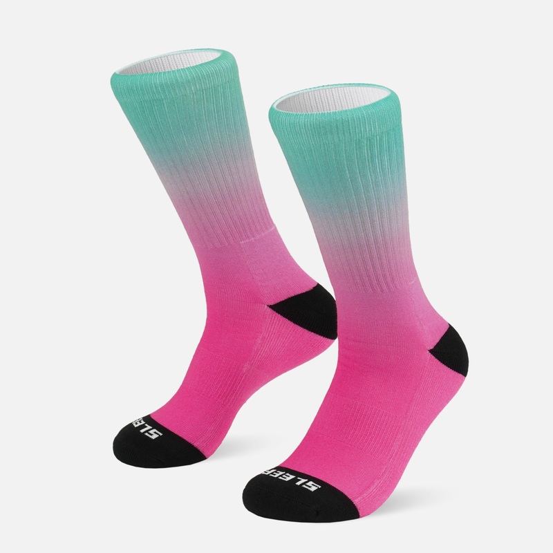 Dreamy Fade Crew Socks ONE SIZE Multicolor