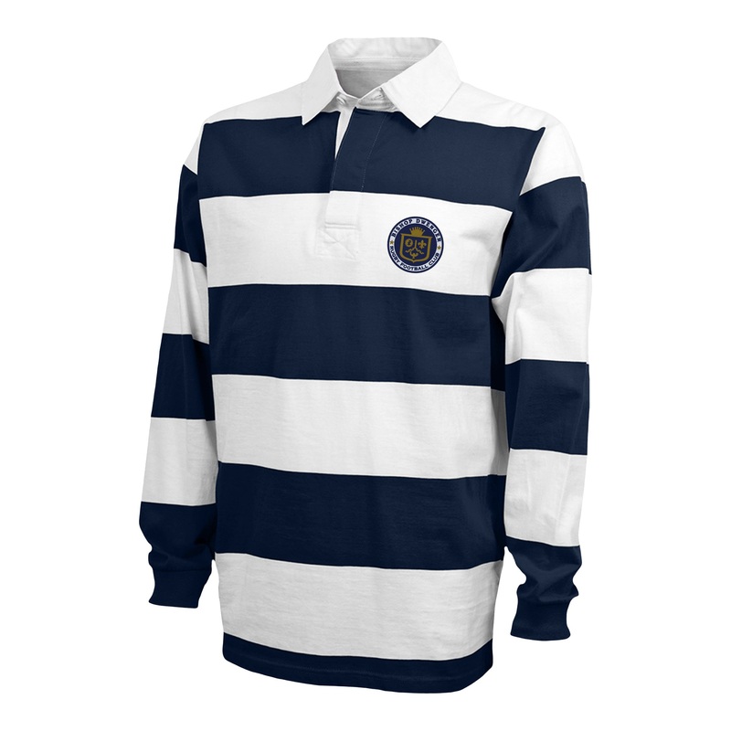 Bishop Dwenger RFC Cotton Social Jersey Navy/White 2X-Small