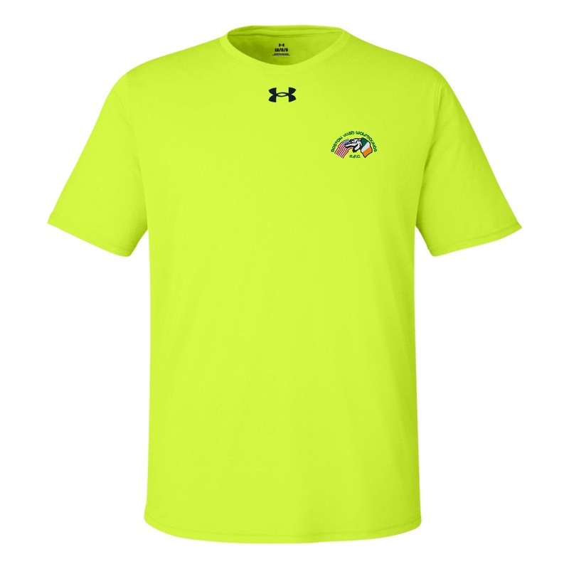 Boston Irish Wolfhounds YRFC UA Team Tech T-Shirt Hi Vis Yellow SM