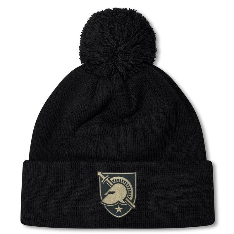 West Point Pom Pom Beanie by Canterbury OS Black
