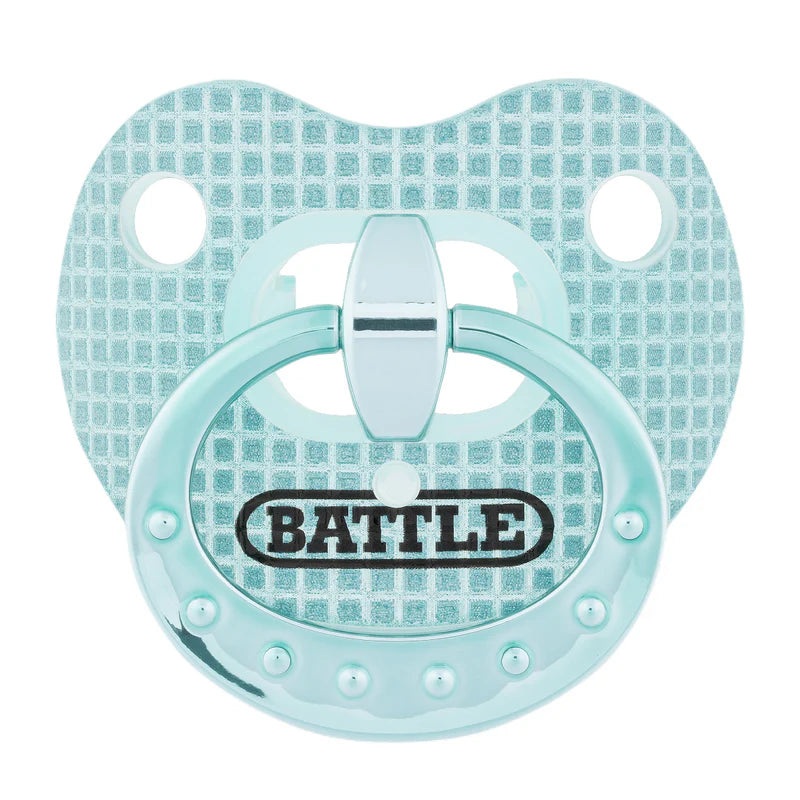 Battle 3D Diamonds Binky Oxygen Football Mouthguard Purple