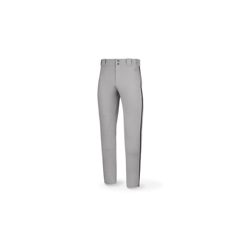 Richardson Youth PTS Piped Tapered Baseball Pants Grey/Red YM
