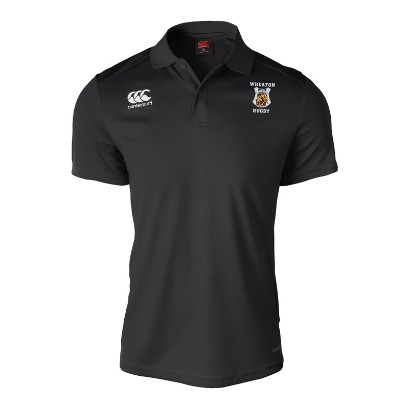 Wheaton Rugby CCC Club Dry Polo Black X-Small