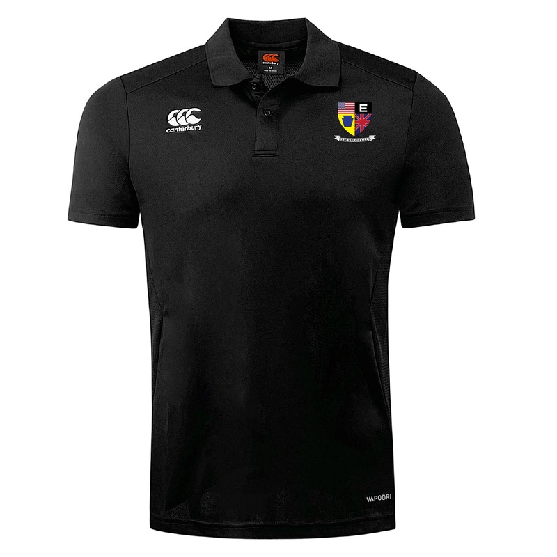 Erie Rugby Club Club Dry Polo by Canterbury XS Black