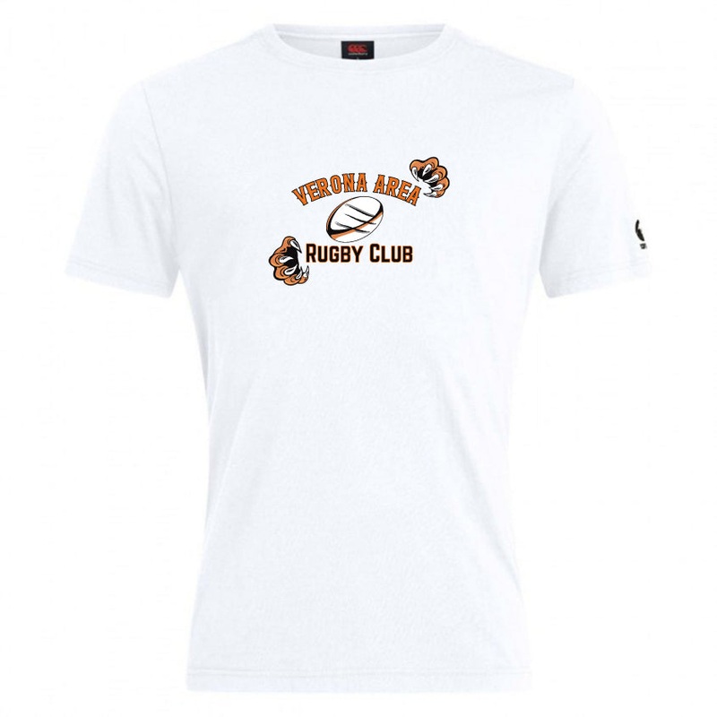 Verona Area Rugby Club Plain Tee by Canterbury Y4 Black