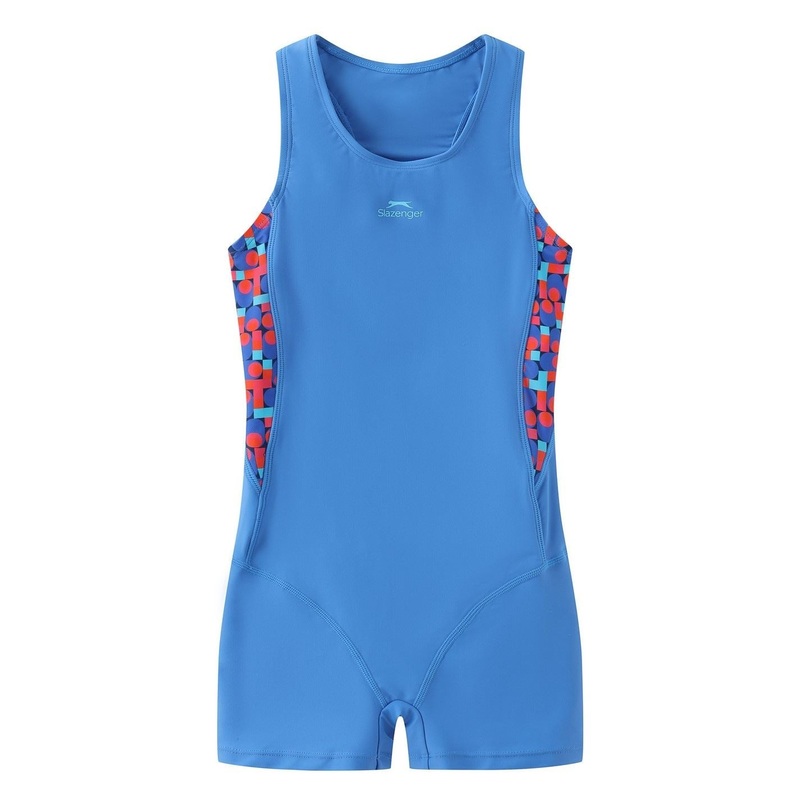 Slazenger Pl Boyleg Junior Girls 11-12 (L) Blue/Blue