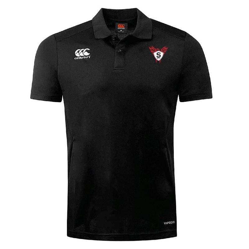 Superior Rugby Club Dry Polo by Canterbury XS Black