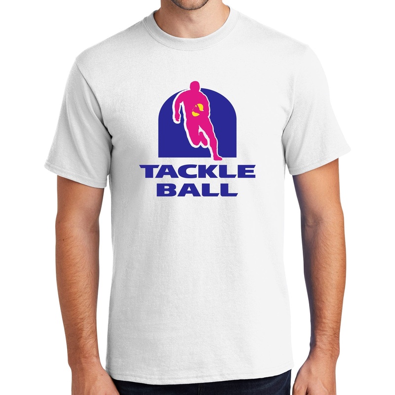 Tackle Ball Cotton Tee Shirt S White