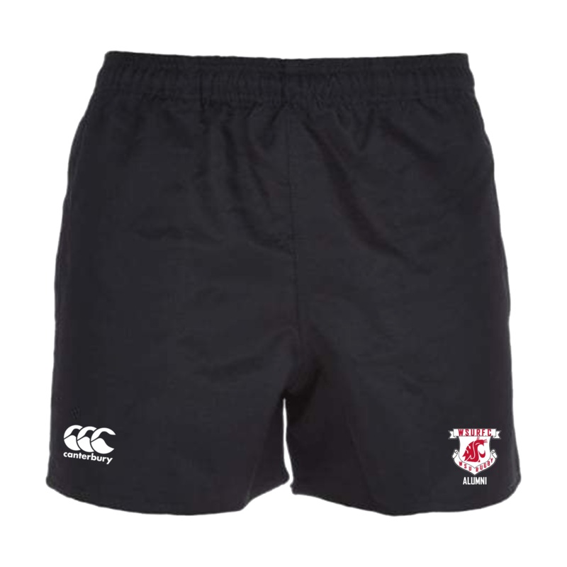 Washington State Rugby Alumni Canterbury Women’s Advantage Rugby Shorts 6 Black