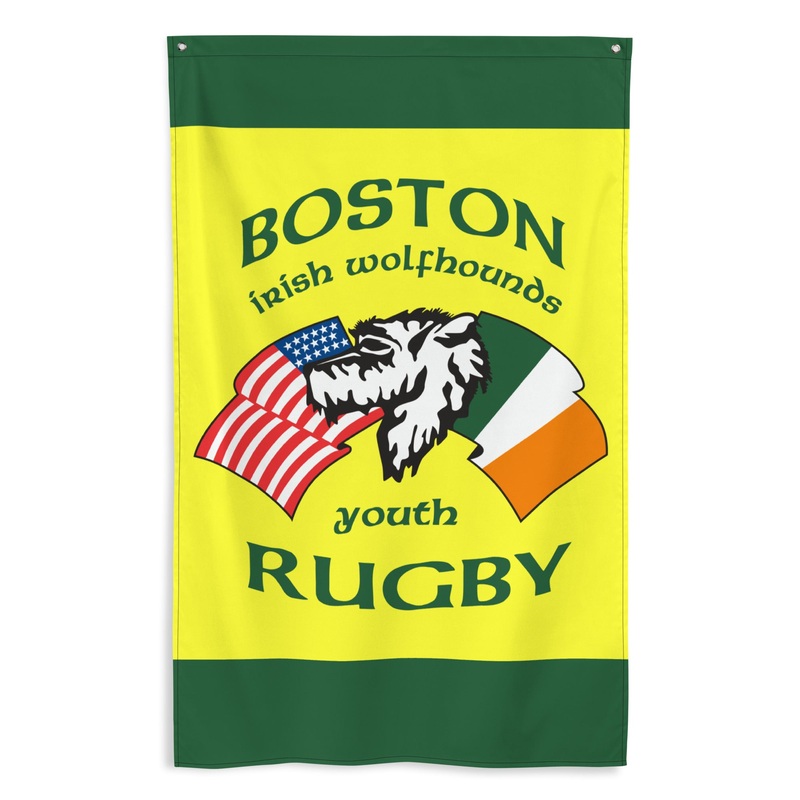 Boston Irish Wolfhounds YRFC Youth Team Wall Flag