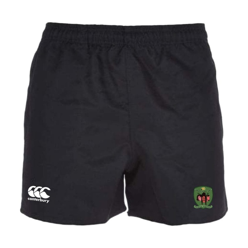 Augusta Furies Professional Polyester Rugby Short by Canterbury Y6 Black