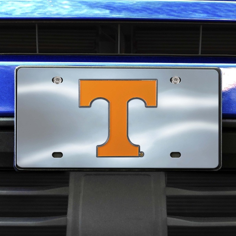 Fanmats Tennessee Volunteers 3D Stainless Steel License Plate