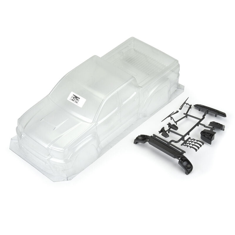 Pro-Line Racing 356800 2015 Toyota Tacoma TRD Clear Body 12.3 crawlers