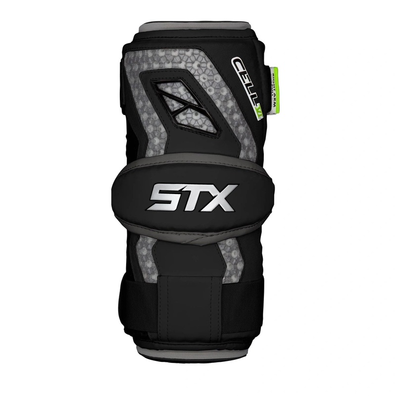 STX Lacrosse Cell Vi Arm Pads Black S