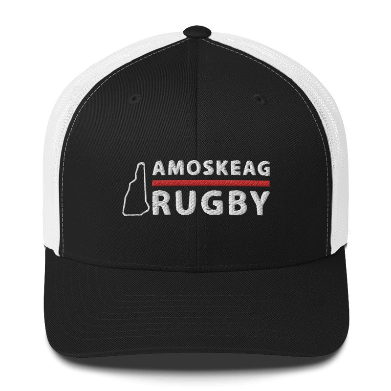 Amoskeag Trucker Cap Black/ White